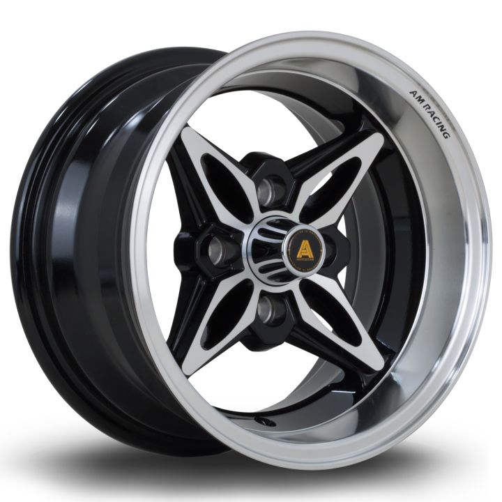 Autostar<br>Kanji Polished Flat Black (13x7)